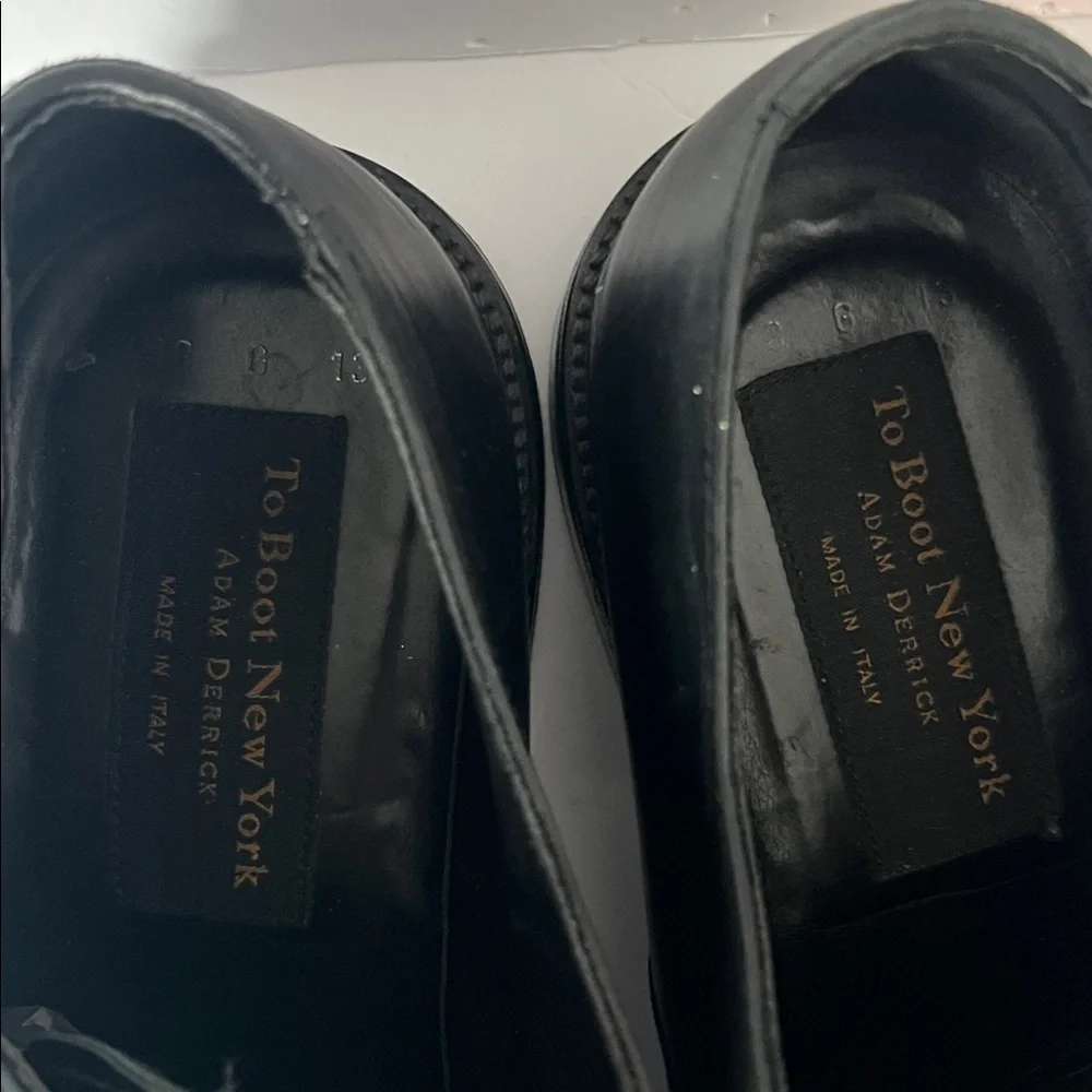 To Boot New York Adam‎ Derrick Black Dress Grant Calf Double Monkstrap, sz 13 =